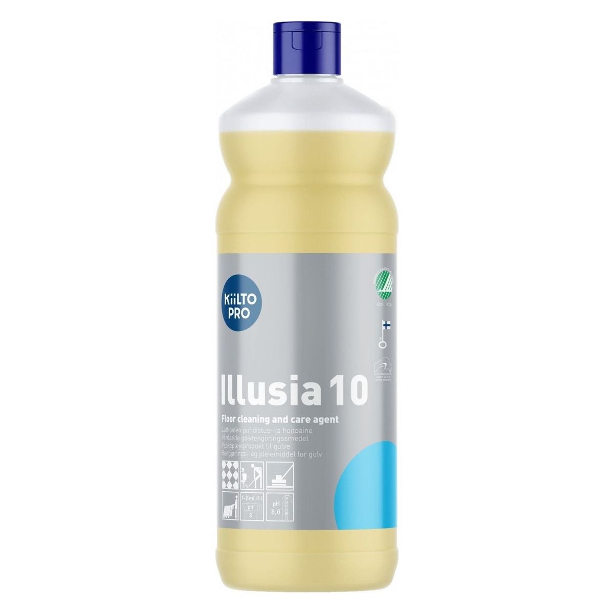 Kiilto Pro Illusia 10 vaskeplejemiddel 1 Liter / 5 Liter