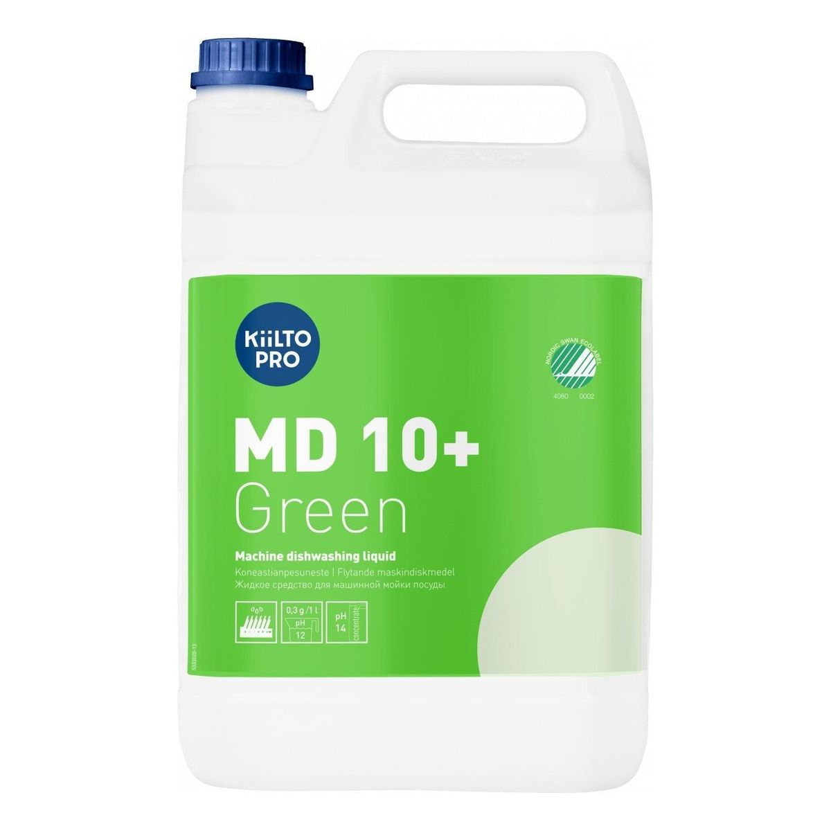 Kiilto Pro MD 10+ Green maskinopvask uden klor 5 Liter