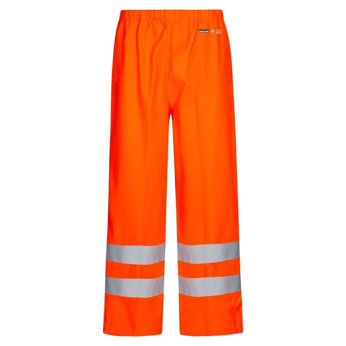 Lyngsøe Hi-vis regnbukser i kraftig PU/PVC kvalitet LR9052