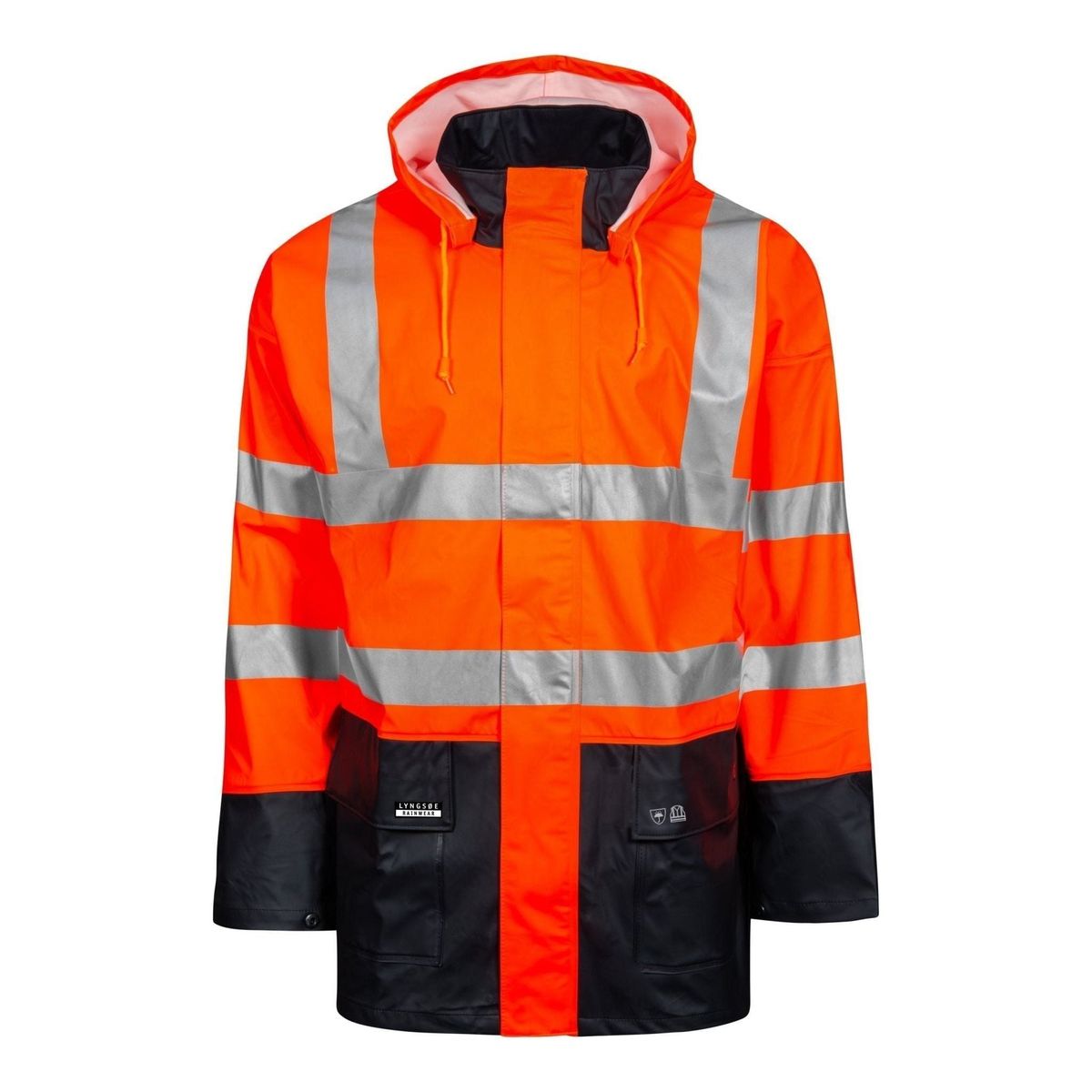 Lyngsøe Hi-vis Regnjakke PU LR37