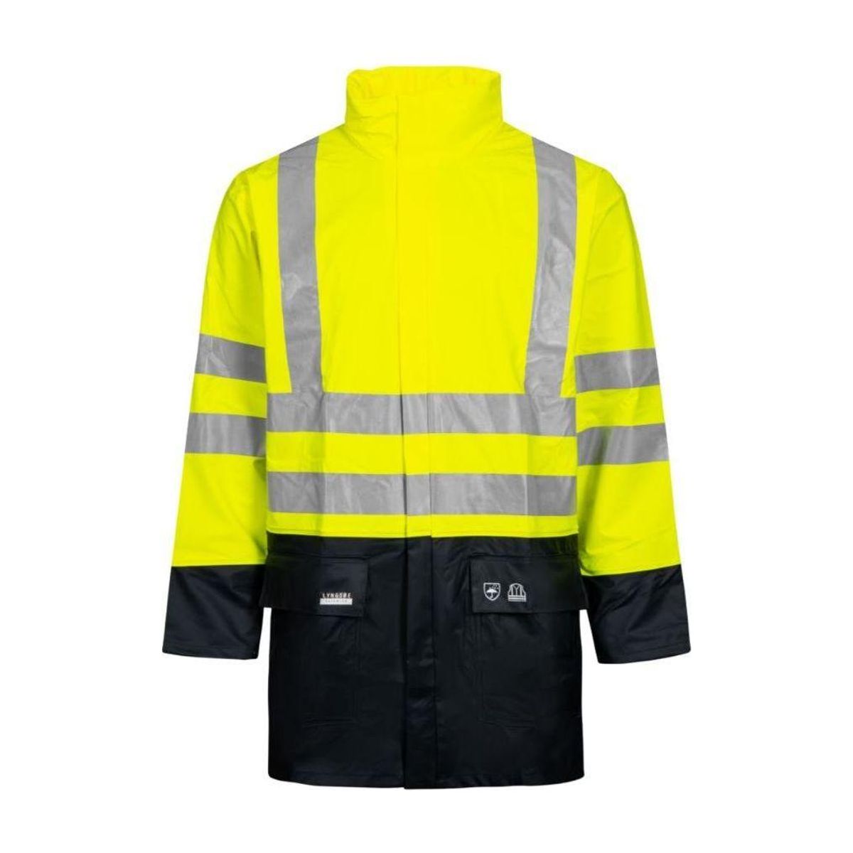 Lyngsøe Hi-vis regnjakke PU LR3055