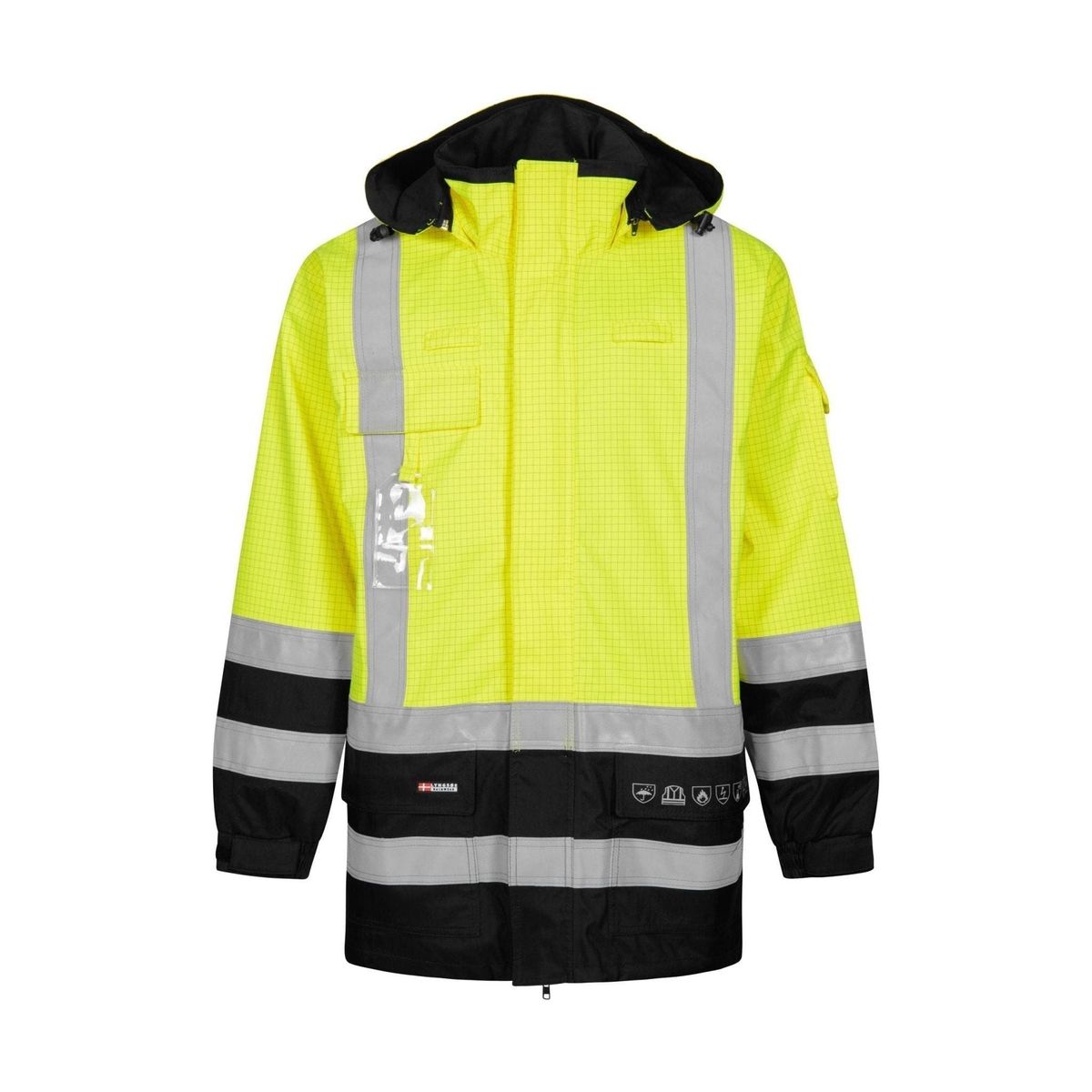 Lyngsøe multinorm Hi-vis jakke rivfast ARC-LR17095