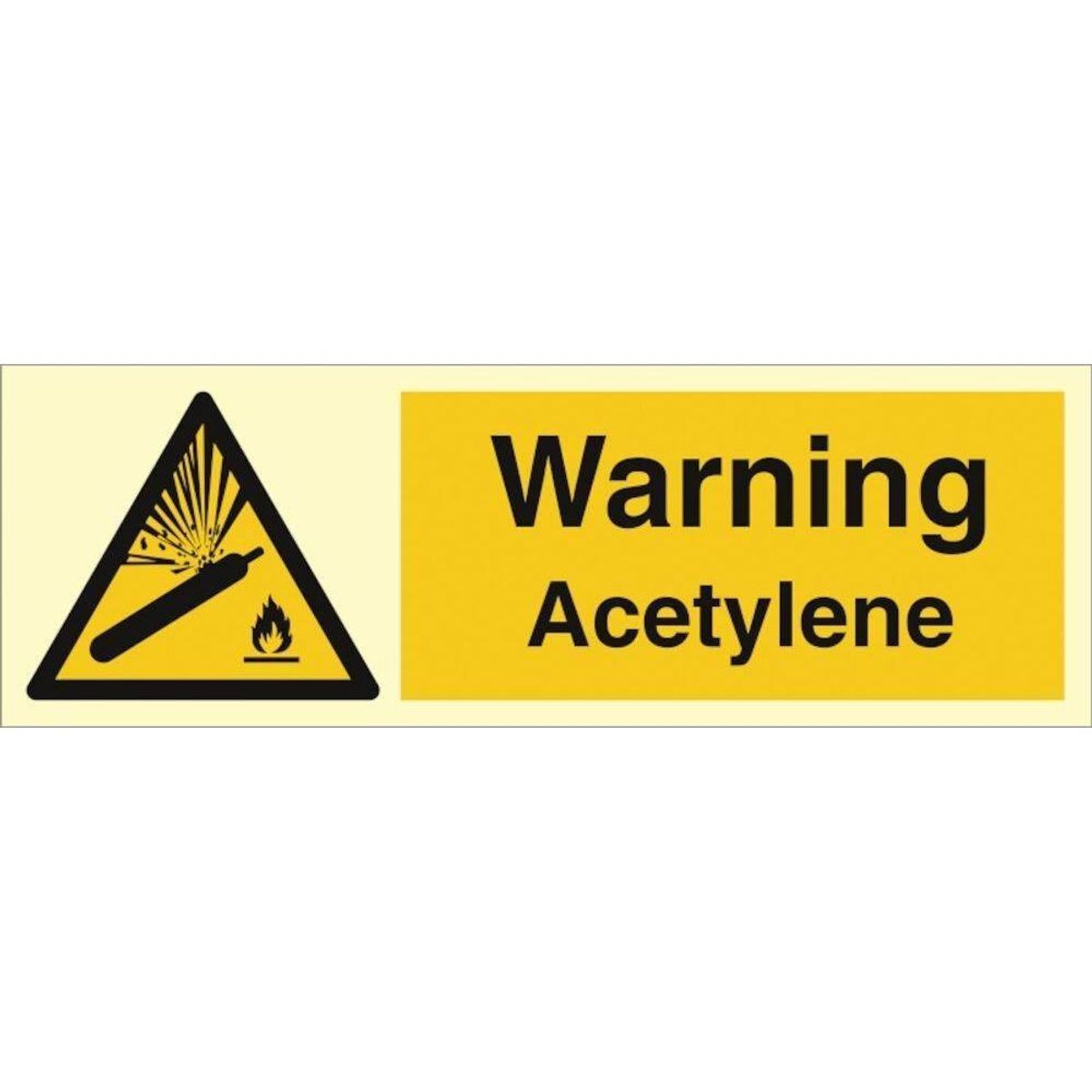 Sign IMO Acetylene 107135