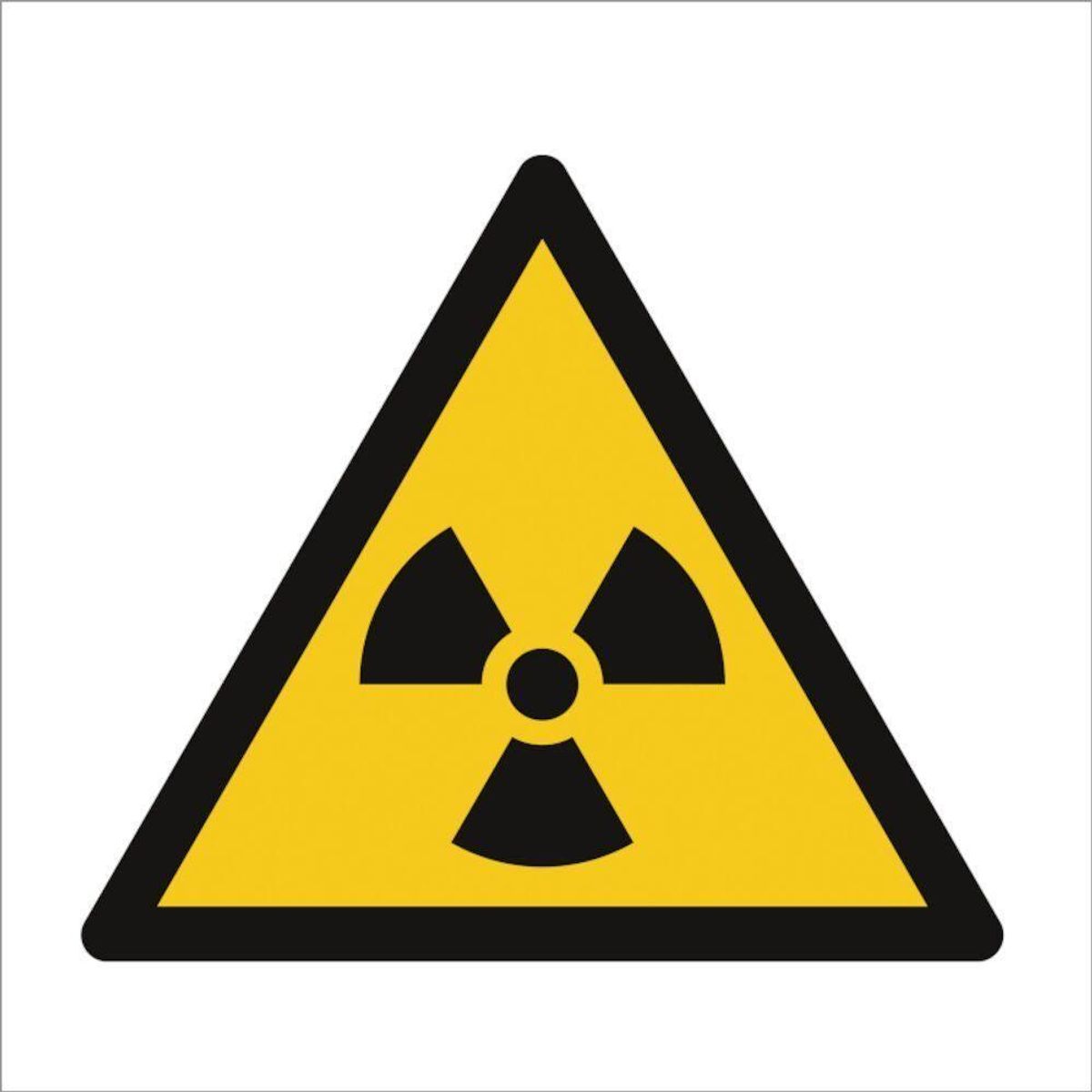 Sign IMO Caution Radiation risk 107155