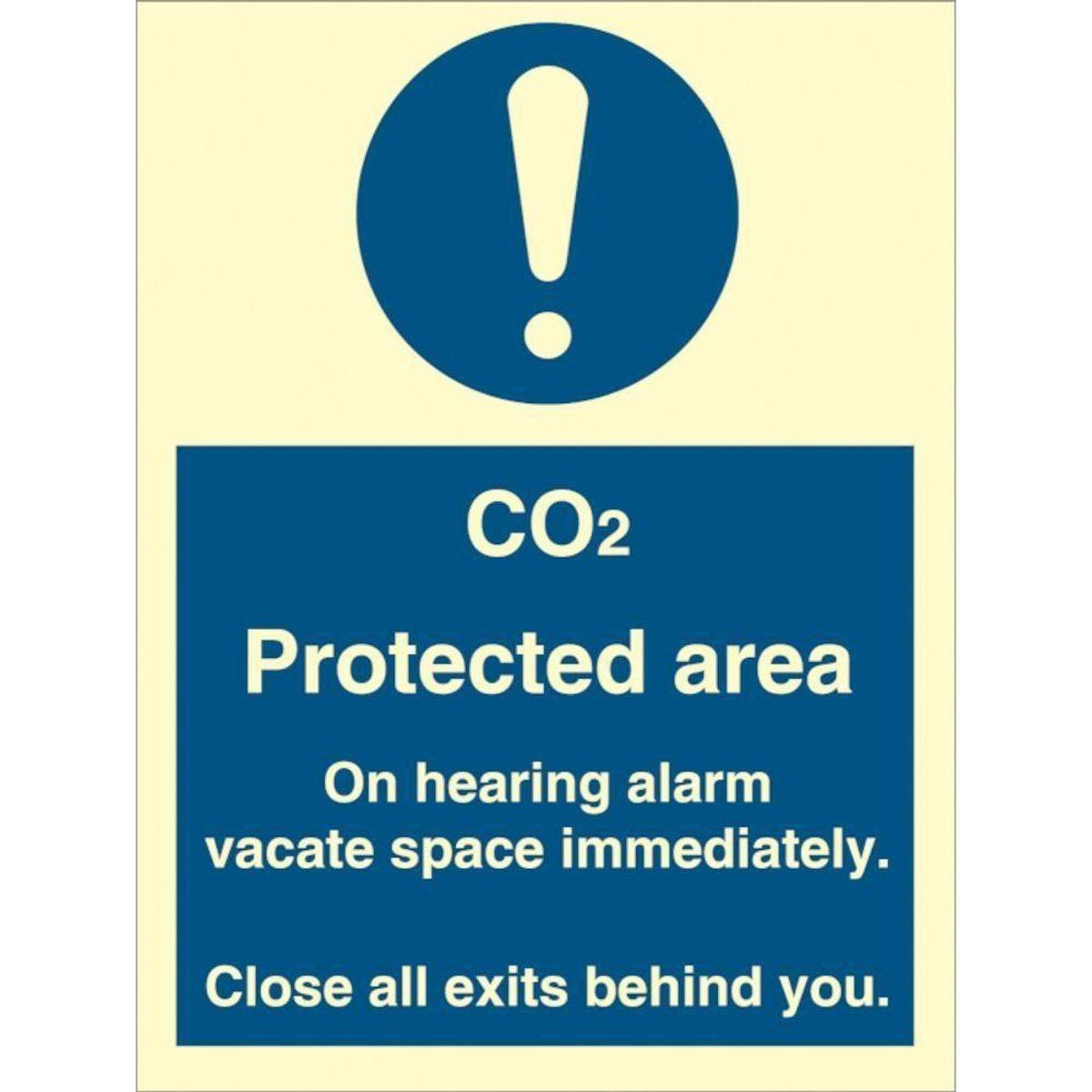 Sign IMO CO2 Protected area 106083