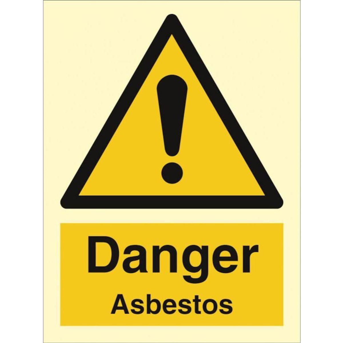 Sign IMO Danger Asbestos 107120