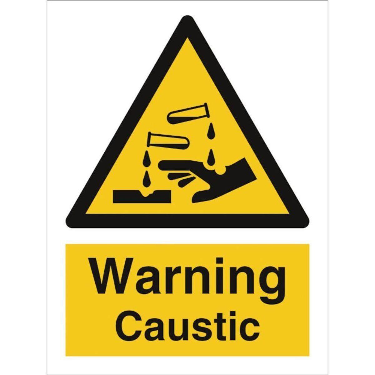 Sign IMO Danger Caustic 107047