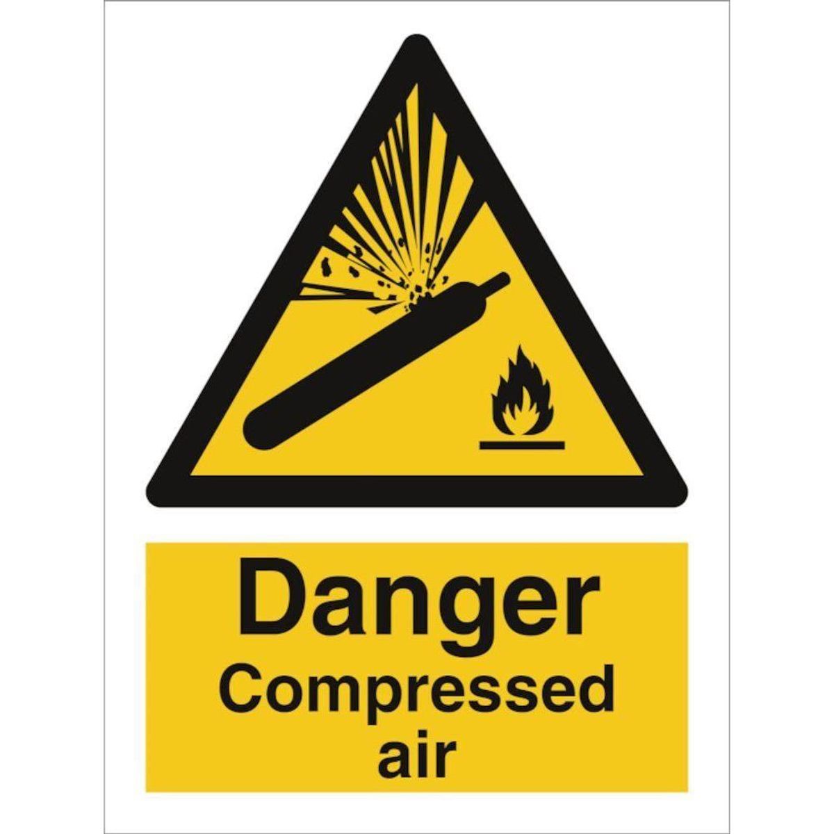 Sign IMO Danger compressed air 107011