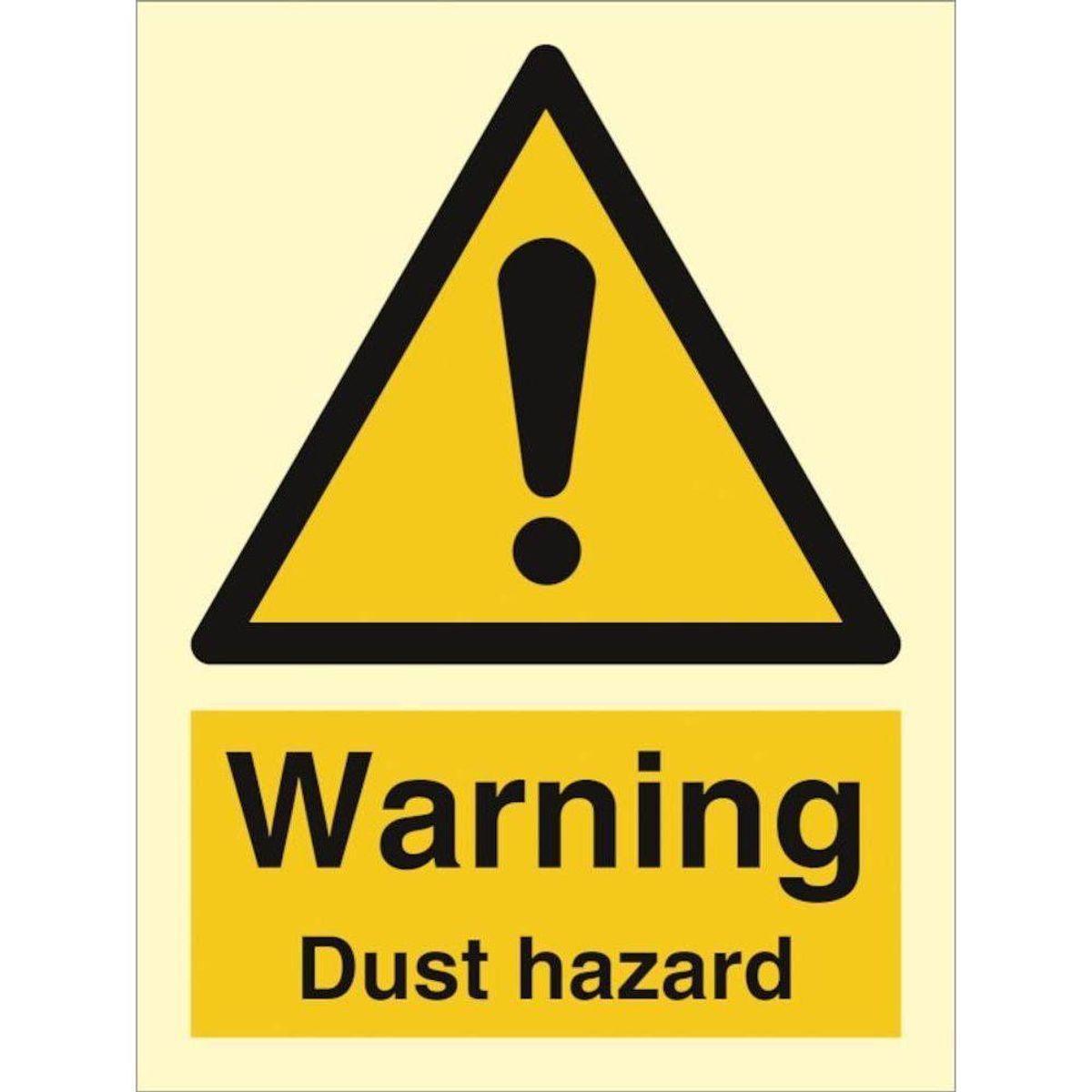 Sign IMO Danger Dust hazard 107119