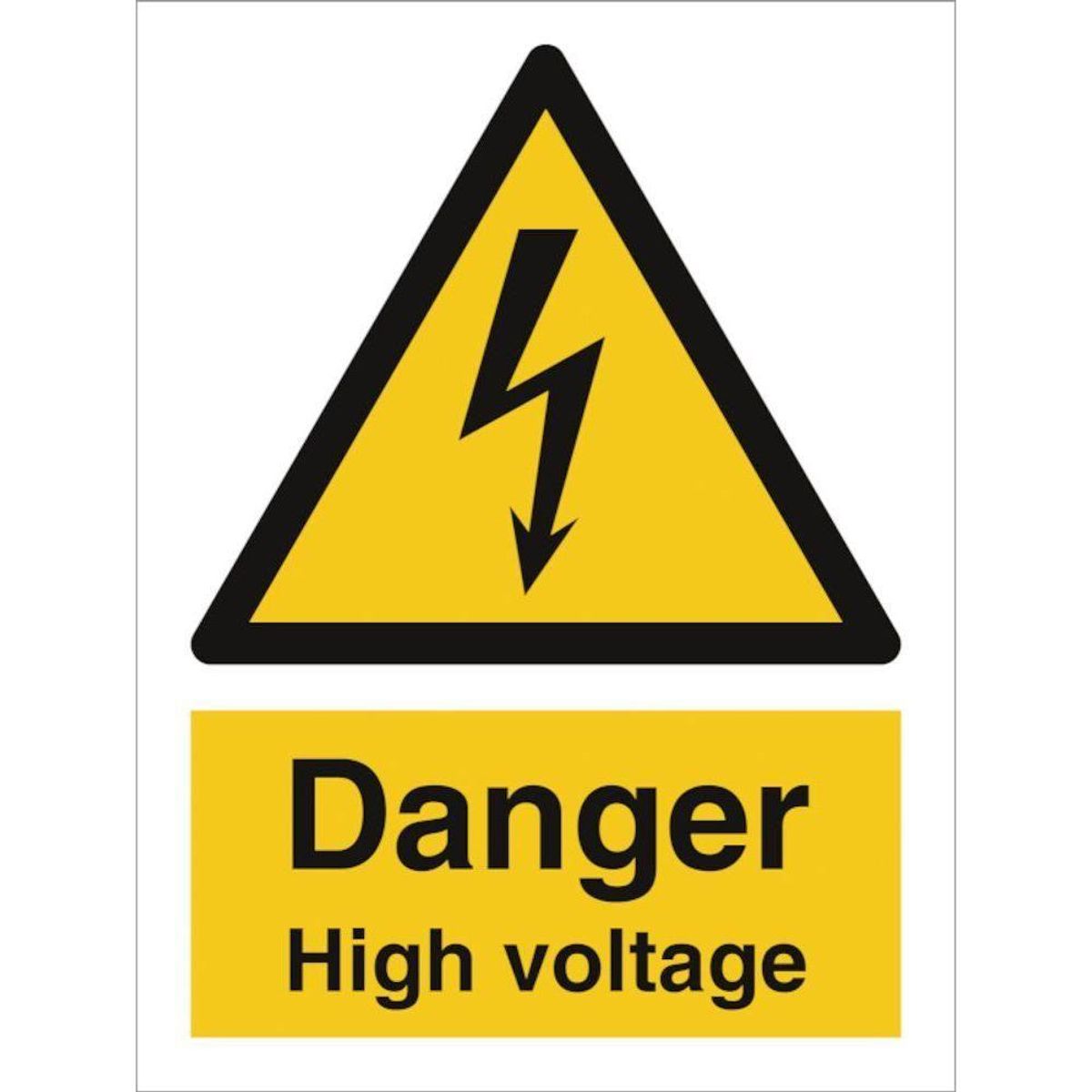 Sign IMO Danger High voltage 107034