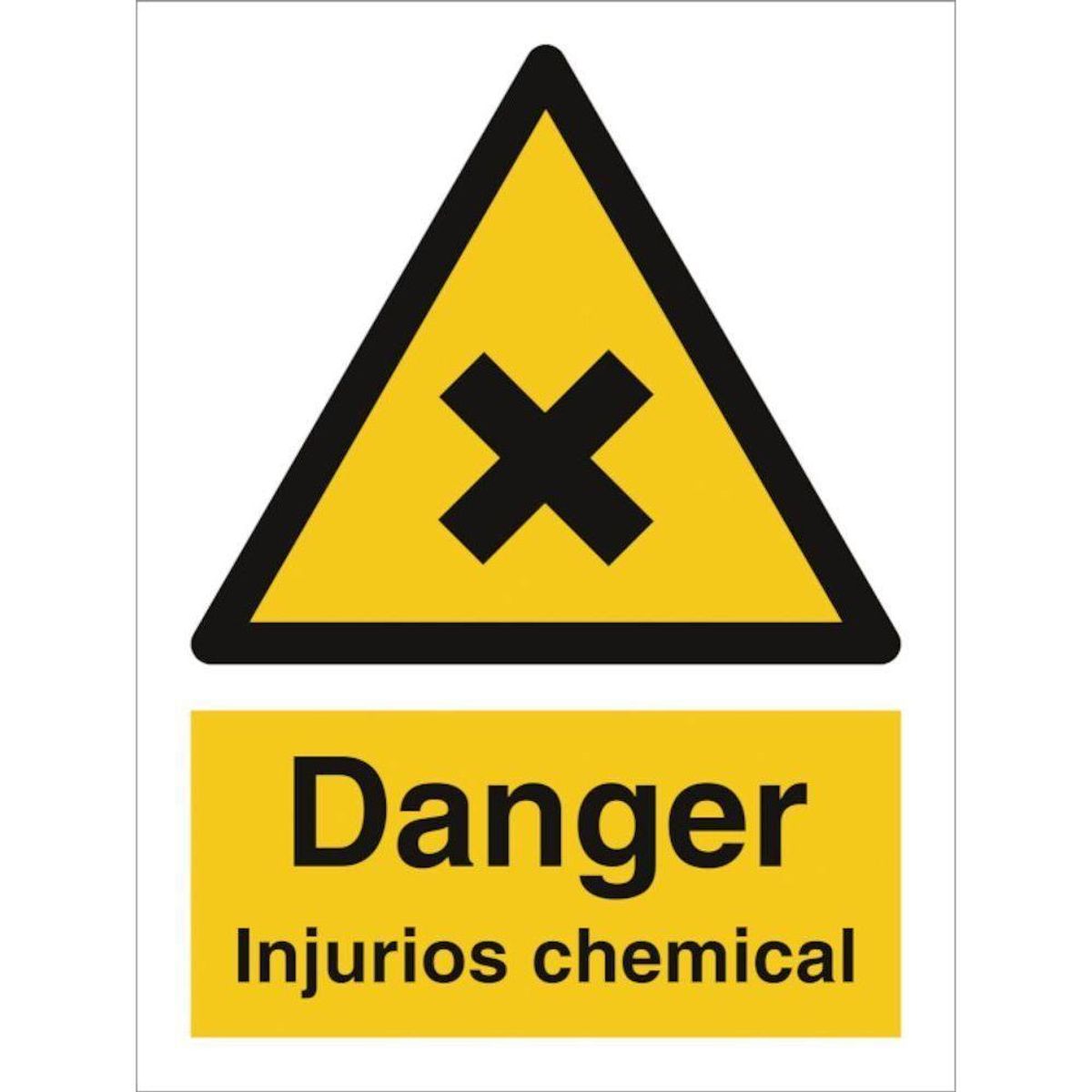 Sign IMO Danger Injurios chemicals 107015