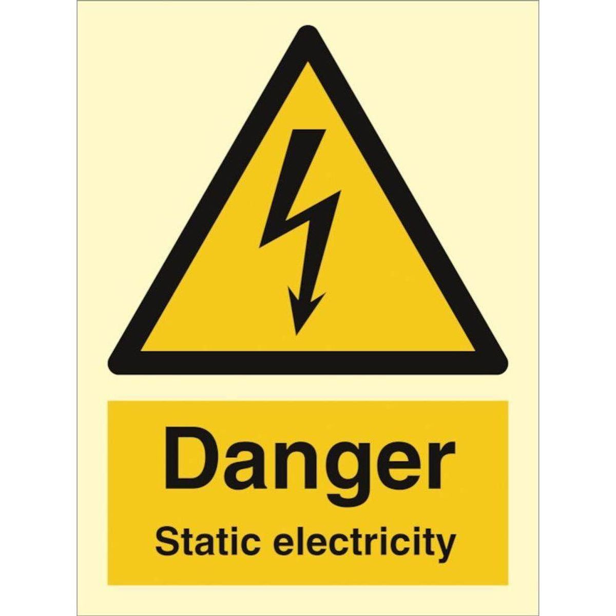 Sign IMO Danger static electricity 107030