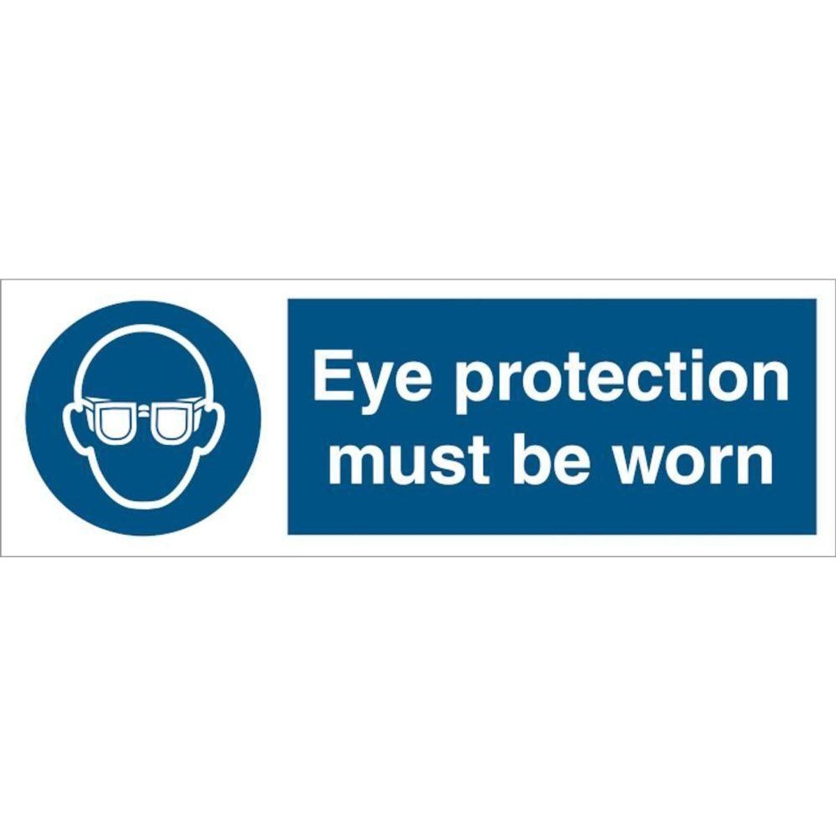 Sign IMO Eye protection must 106231