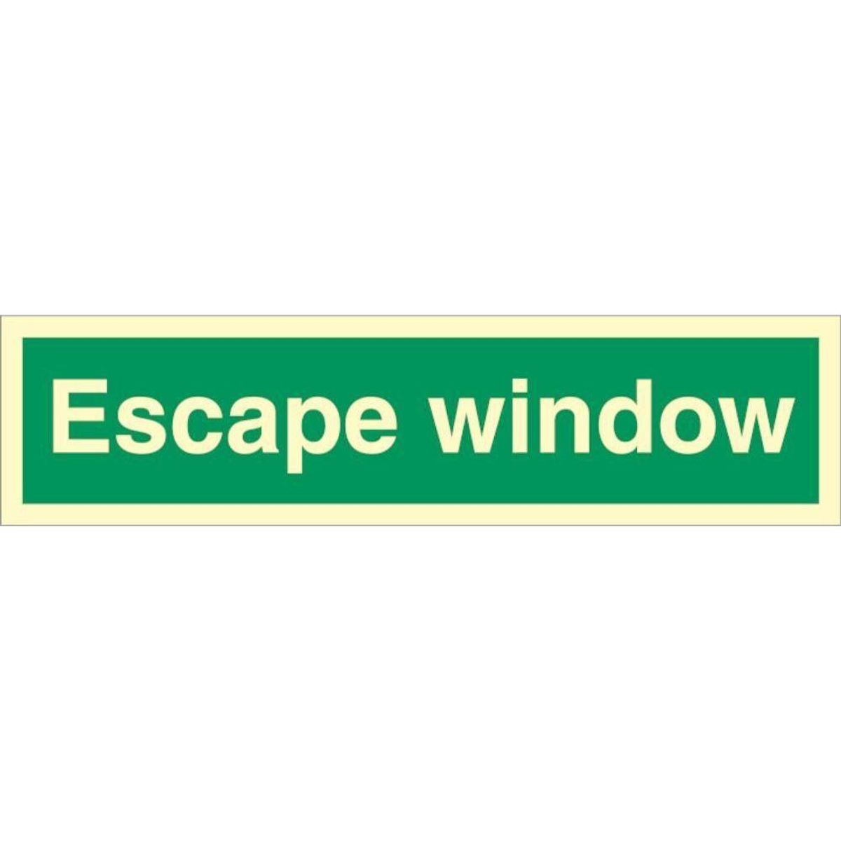 Sign IMO Escape window 100118