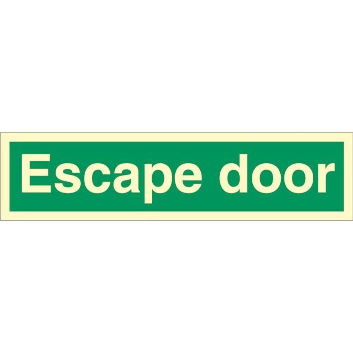 Sign IMO Escape door 100117