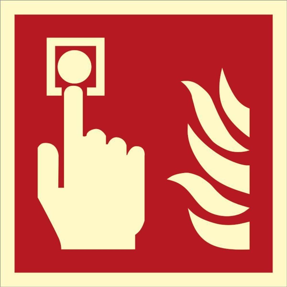 Sign IMO Fire alarm 105002