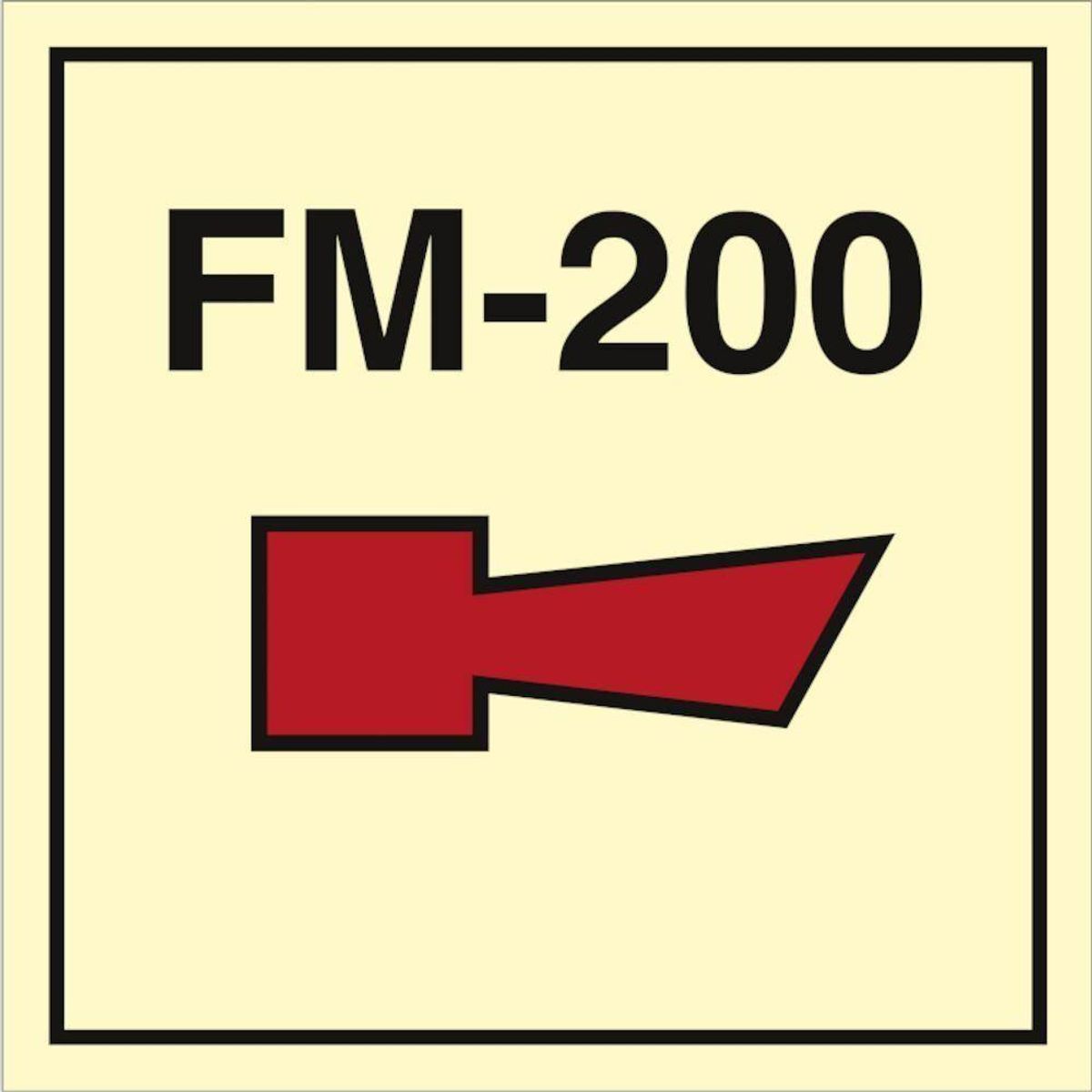 Sign IMO FM-200 alarm 104309