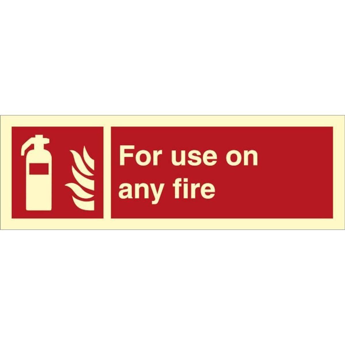 Sign IMO For use on any fire 105026