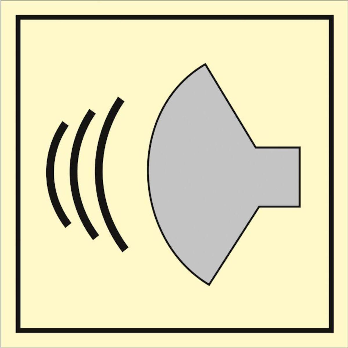 Sign IMO PA- speaker for alarms and