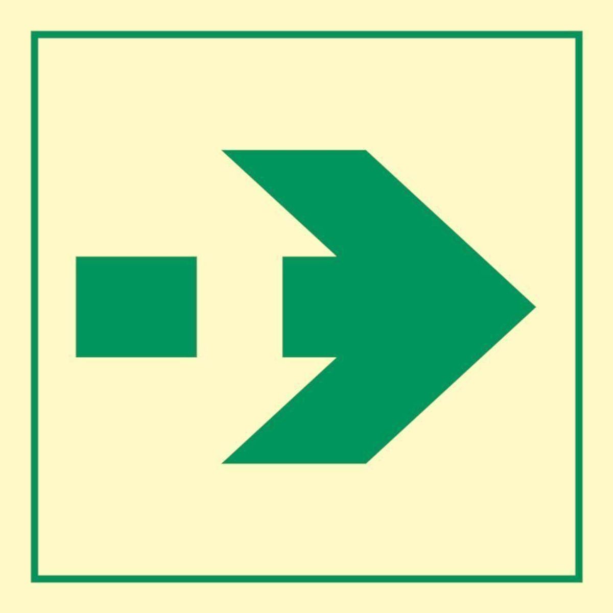 Sign IMO Secondary means of escape route