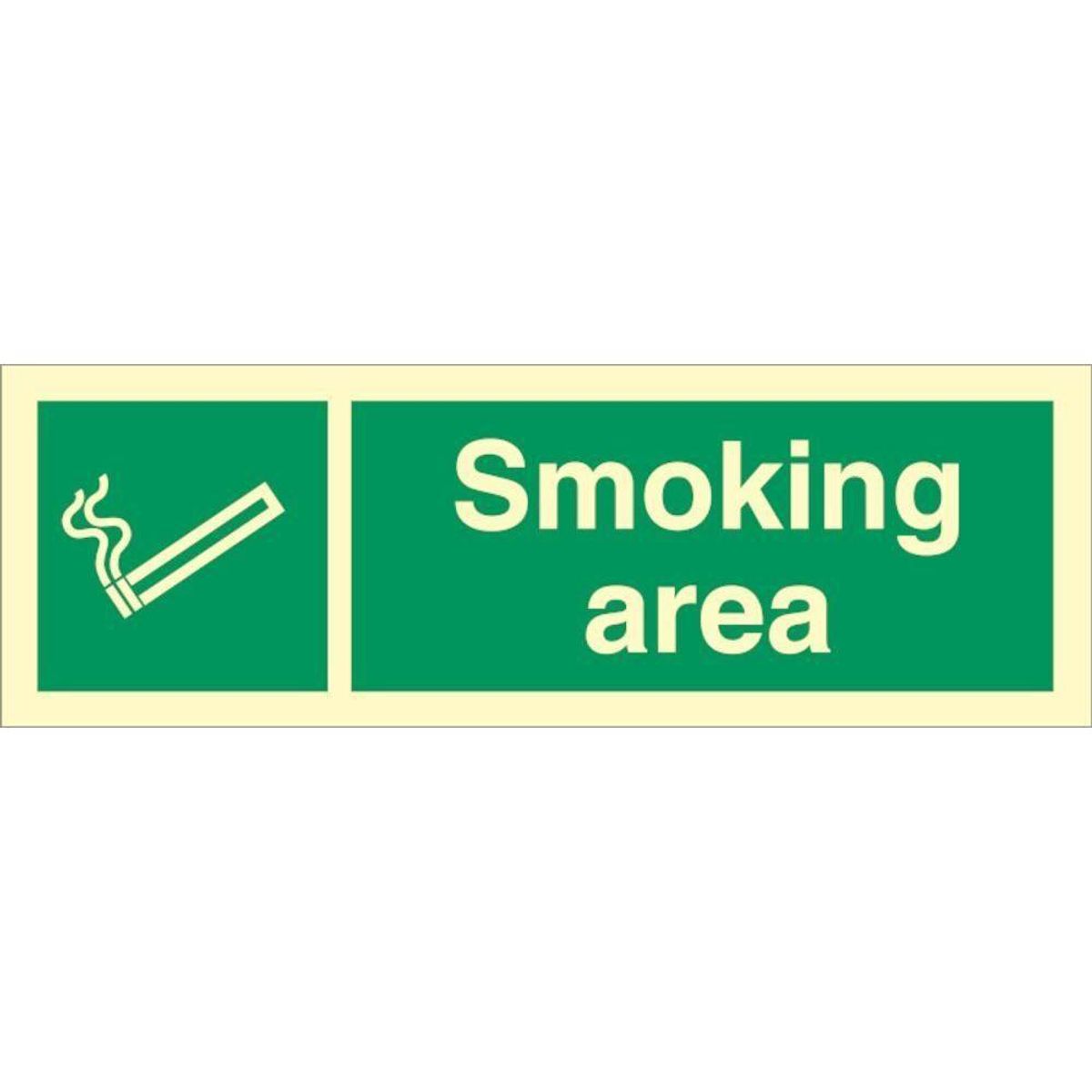 Sign IMO Smoking area