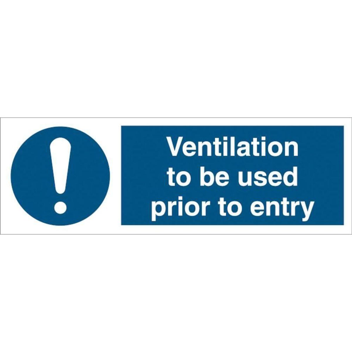 Sign IMO Ventilation to be used