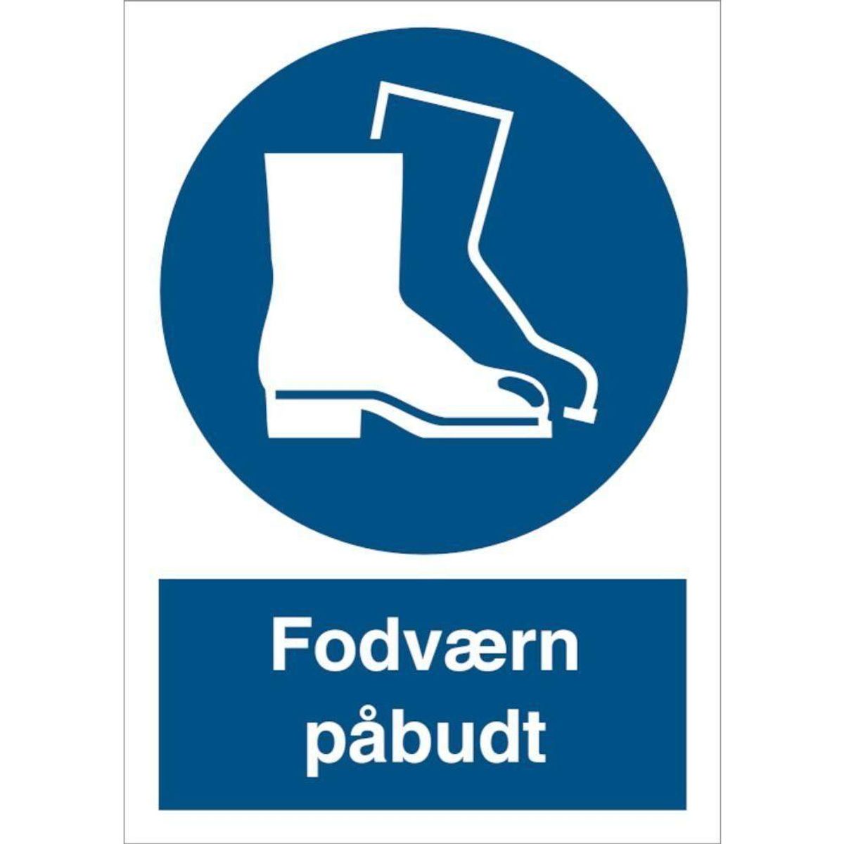 Skilt Fodværn påbudt P211