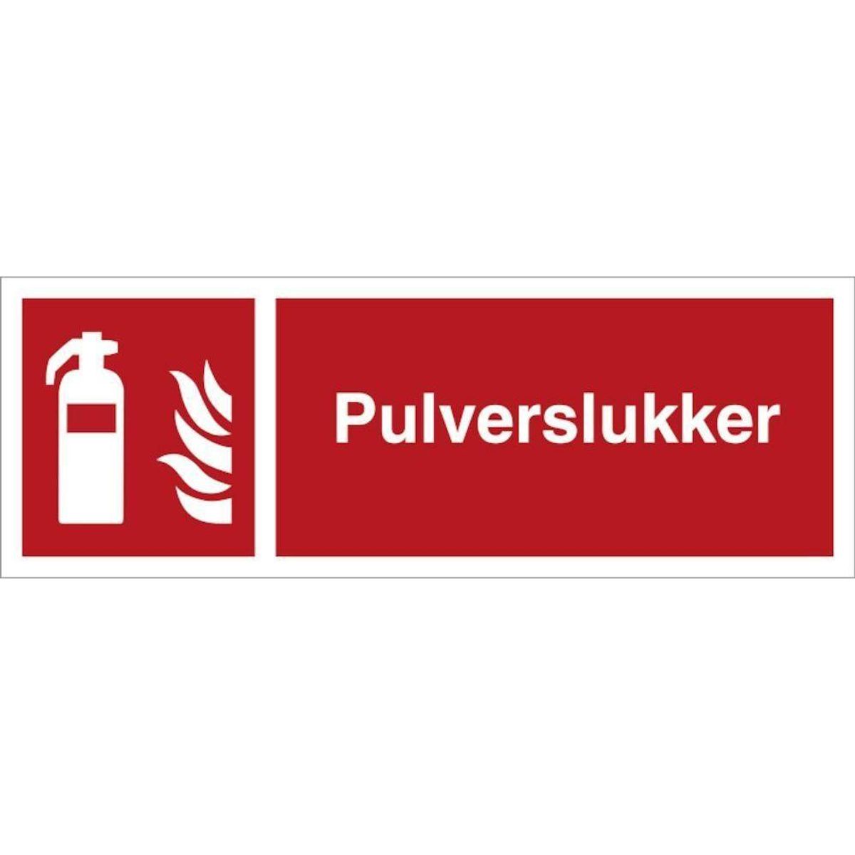 Skilt Pulverslukker H441