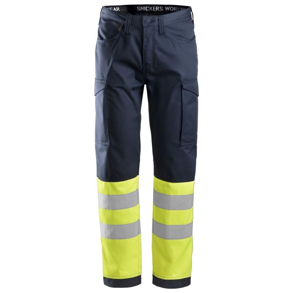 Snickers 6900 - Service Cargo Bukser, klasse 1 - Navy/Gul