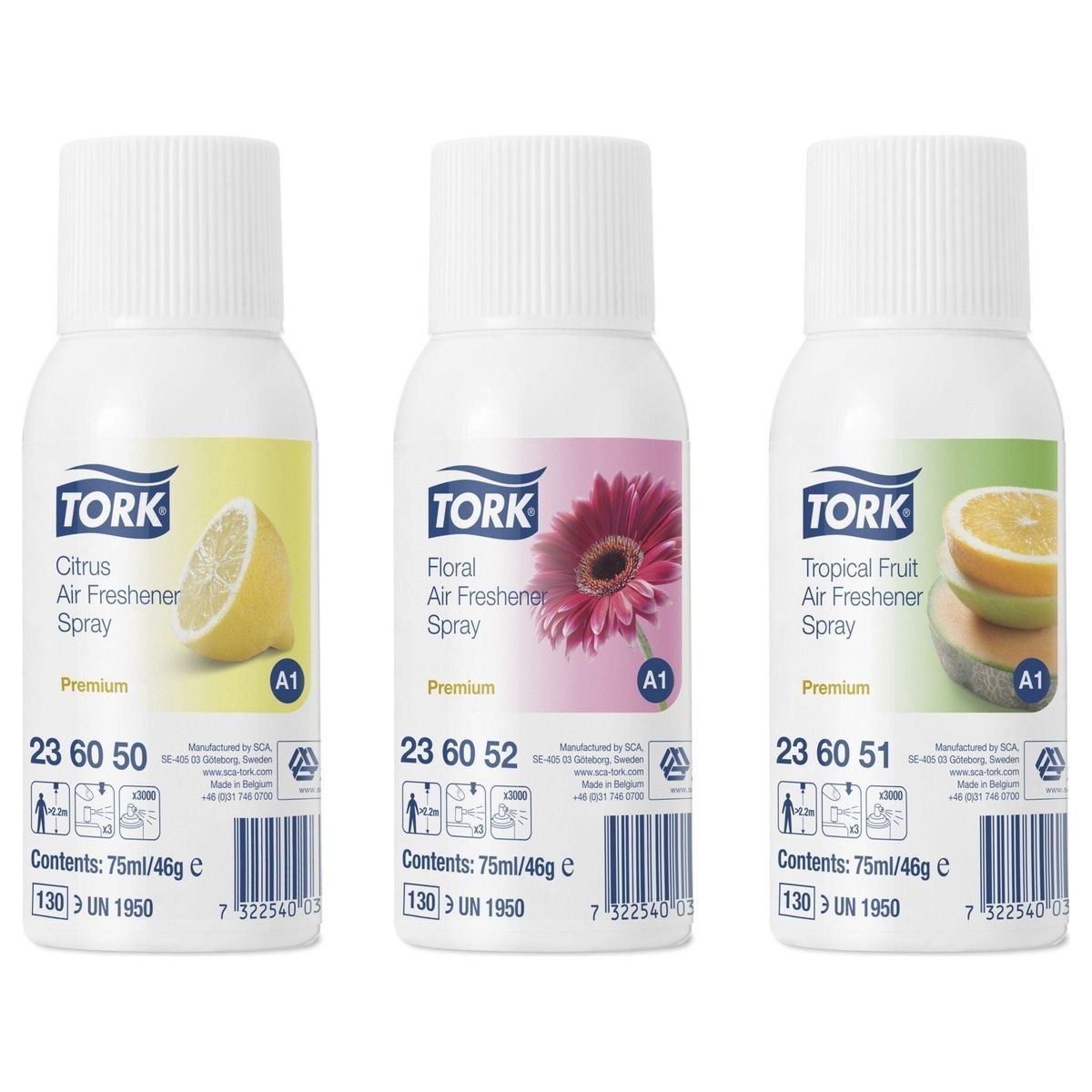 Tork Airfreshener Spray 75 ml. A1. - Flere dufte