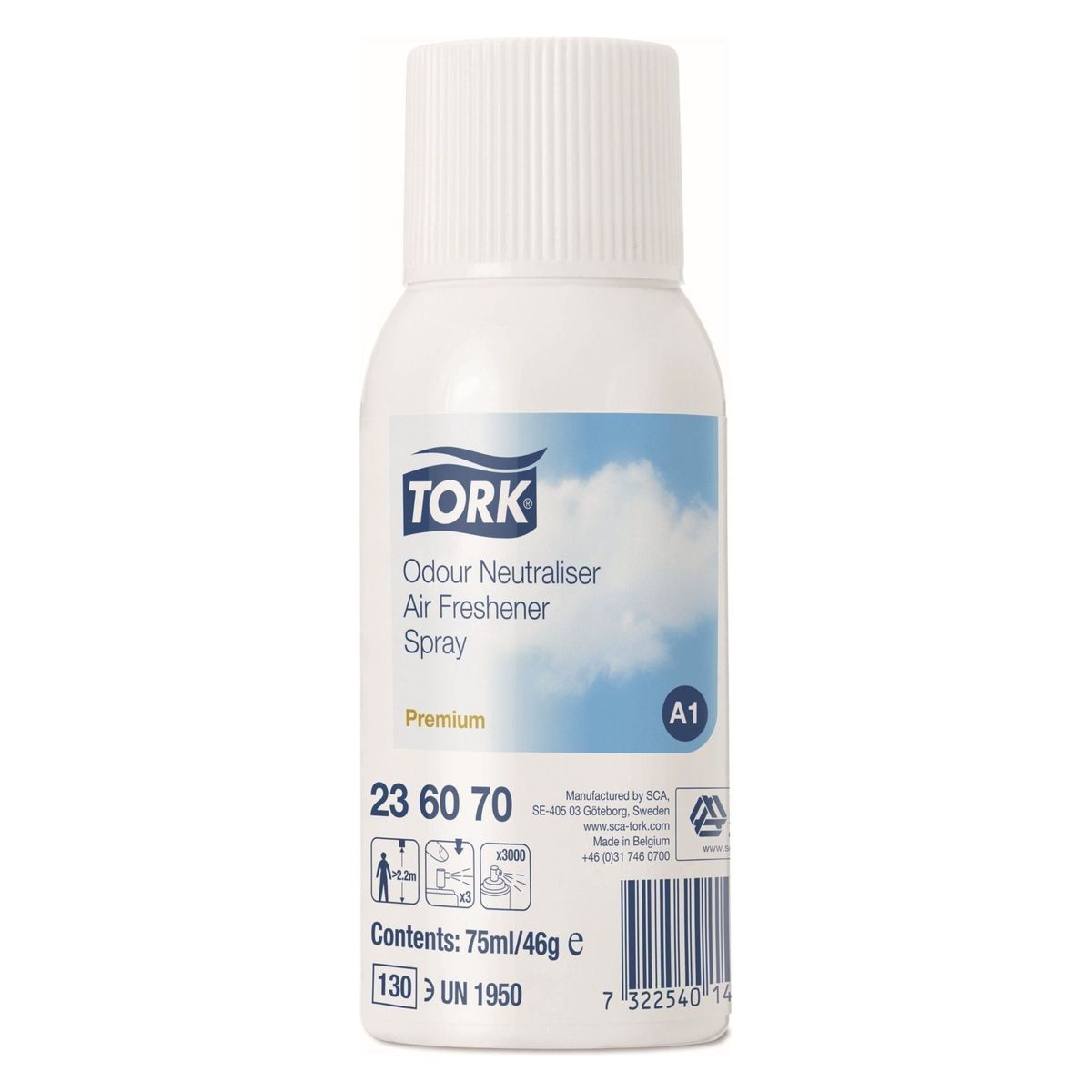 Tork Airfreshener Spray 75 ml. A1. - Flere dufte