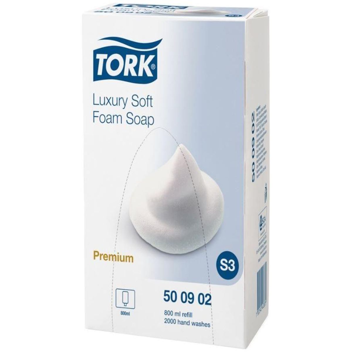 Tork premium luksus skumsæbe uden farve, 4x800ml S3 500902