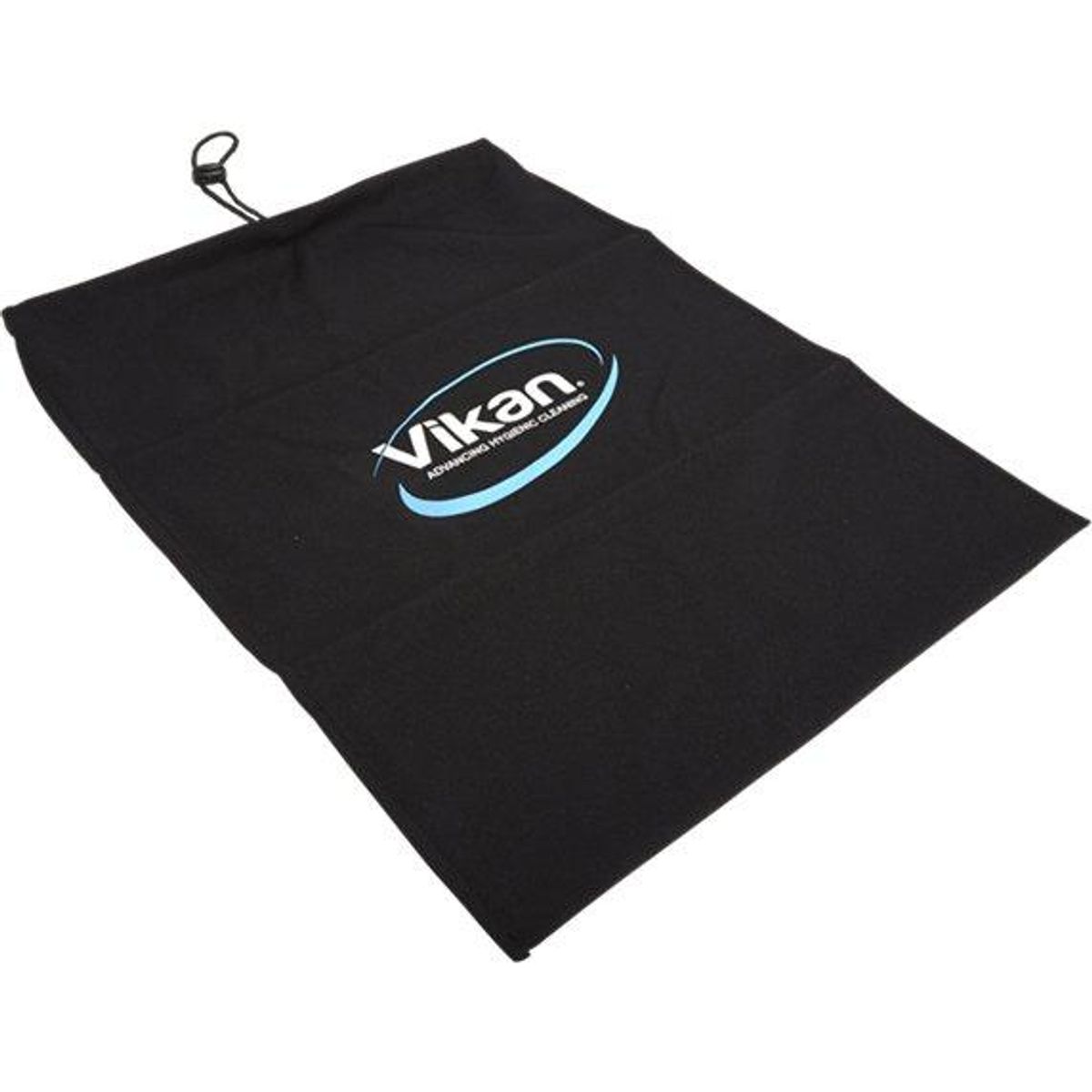 Vaskepose, Vikan ErgoClean, 550x450x15mm, sort, polyester, medium, med logo