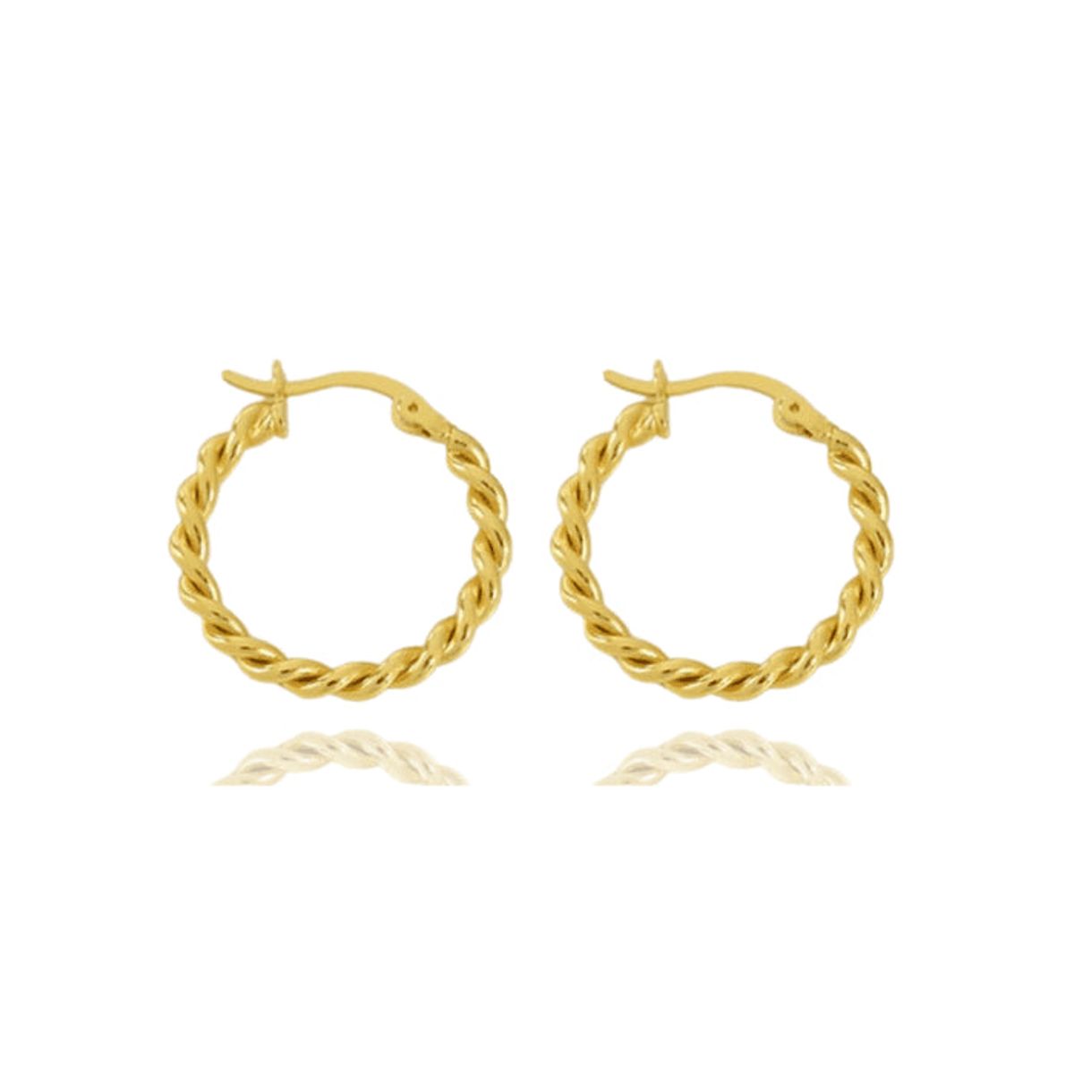 Adri Hoops 18K Forgyldt