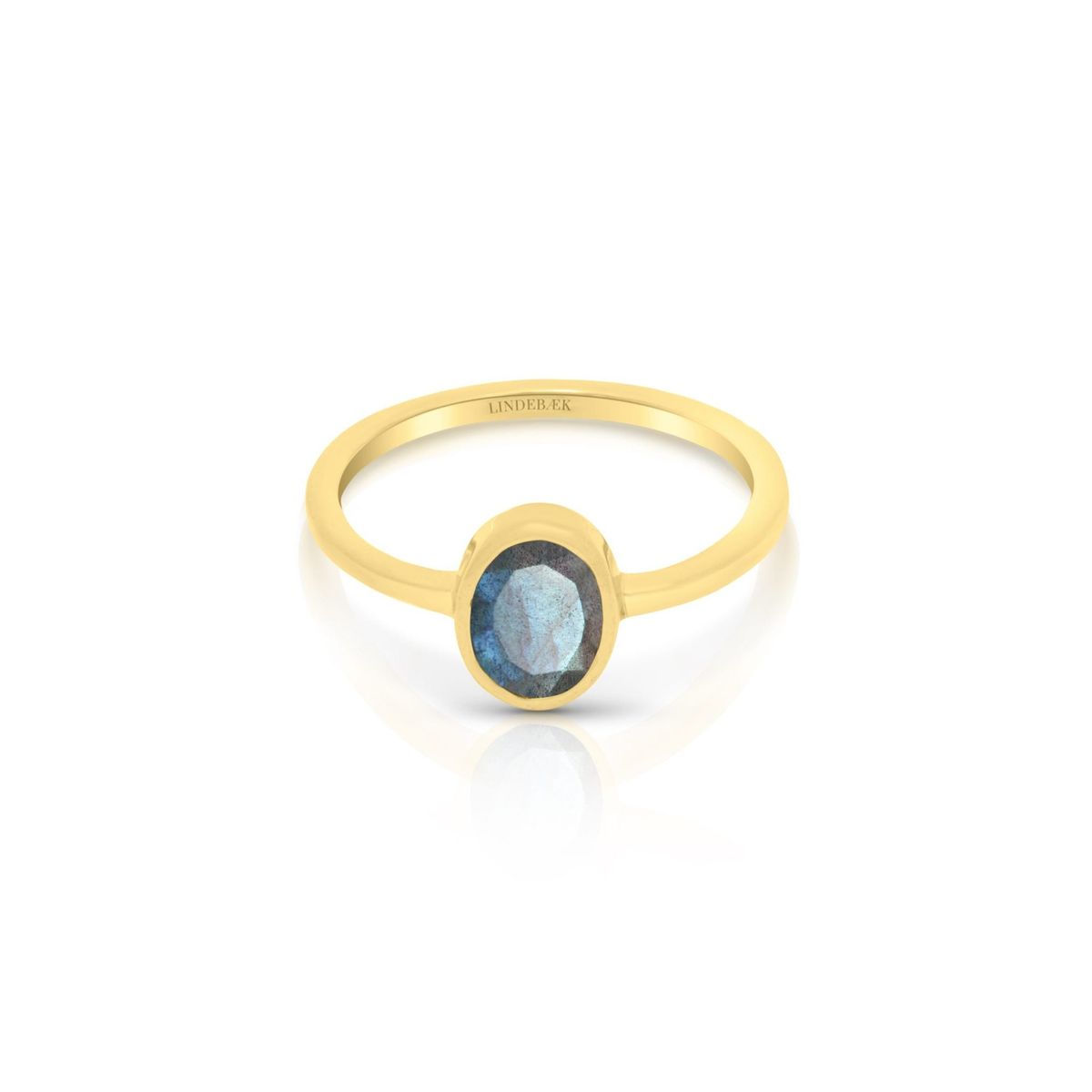 Empowerment Ring Labradorit 18K Forgyldt - 49