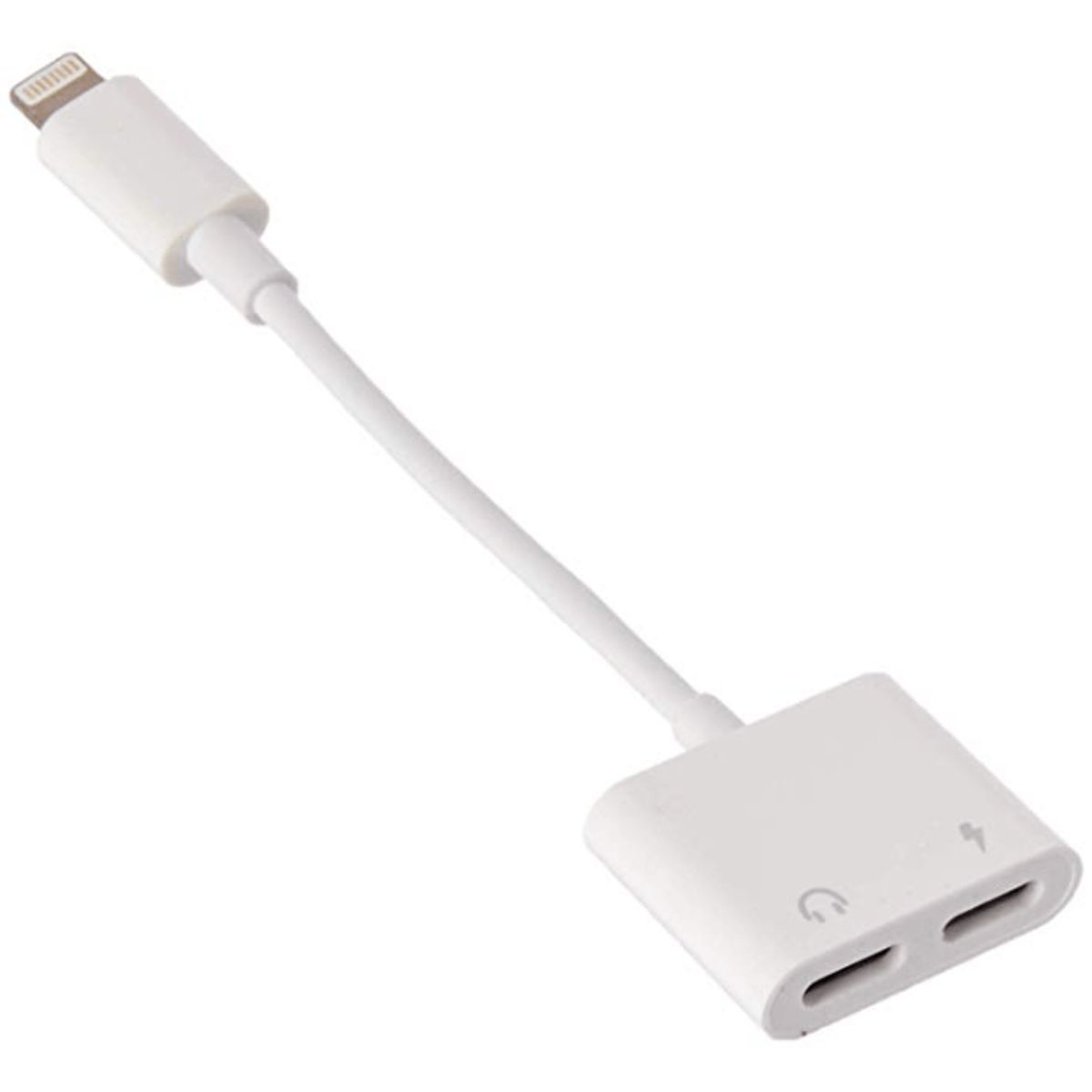 Adapter Dual til iPhone - lyd og opladning på samme tid! - iHero