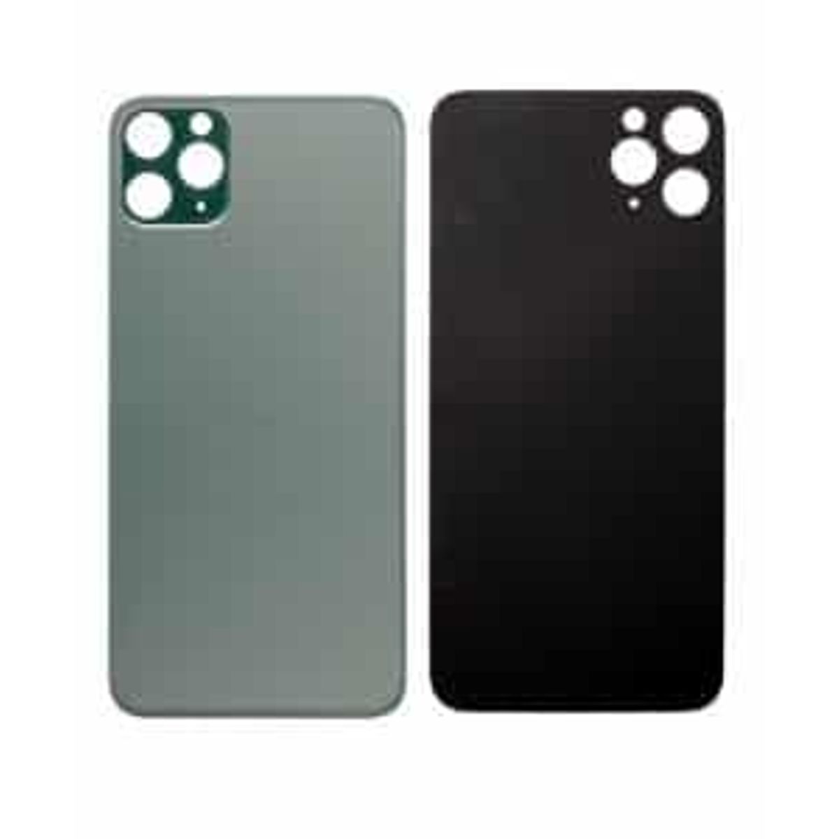 Bagsideglas til iPhone 11 Midnight Green - iHero