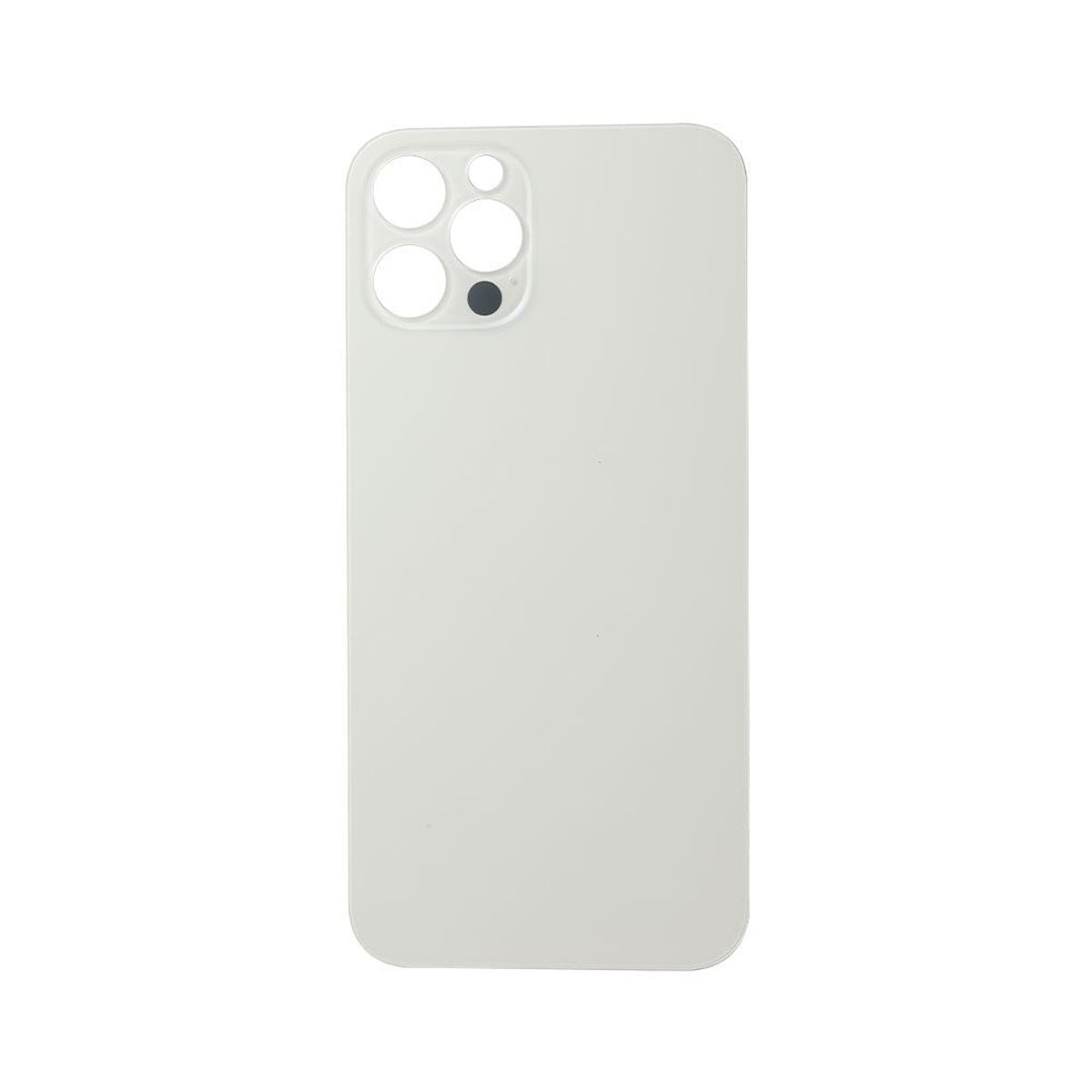 Bagsideglas til iPhone 12 Pro Max Sølv - iHero