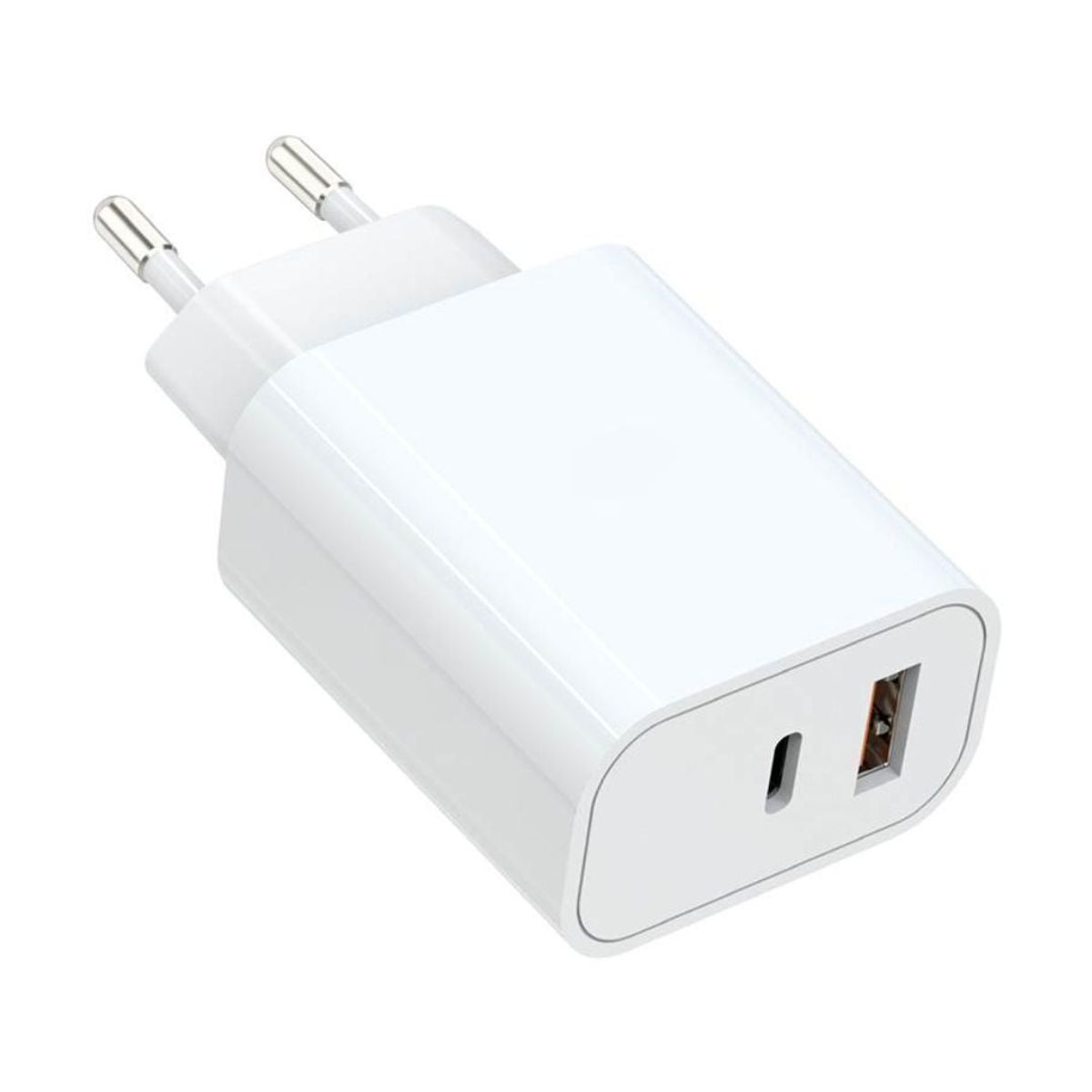 Dobbelt Hurtig oplader - USB og USB-C 20W - iHero