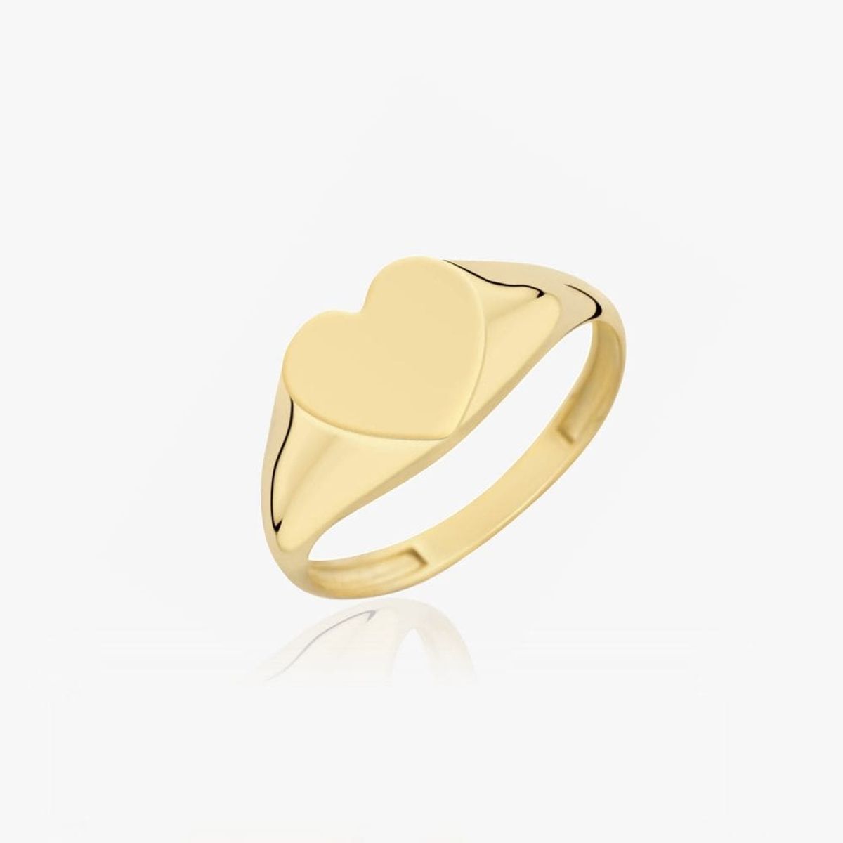 Chunky Hjerte Ring 14K Guldbelagt