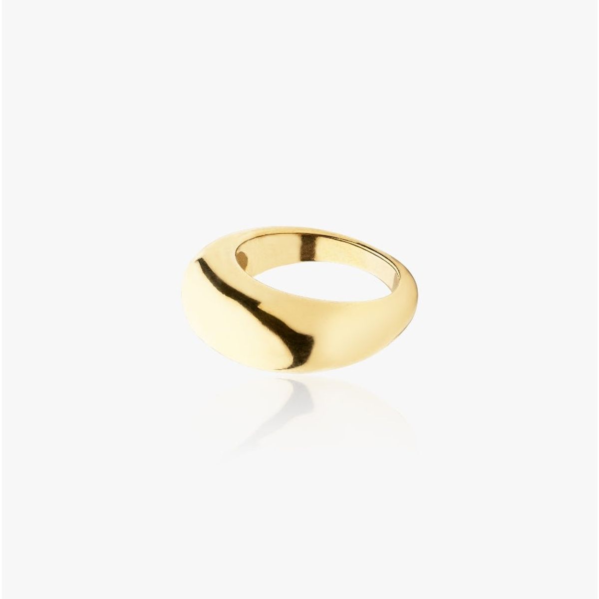 Enkle Bue Ring 14K Guldbelagt