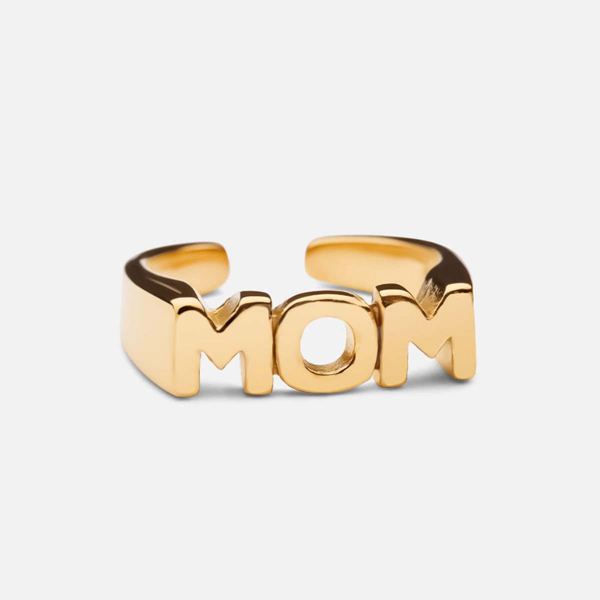 Mom Ring Justerbar 18K Guldbelagt