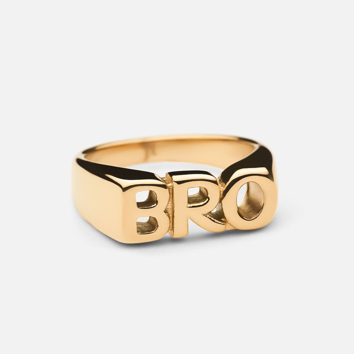 BRO Ring 18K Guldbelagt