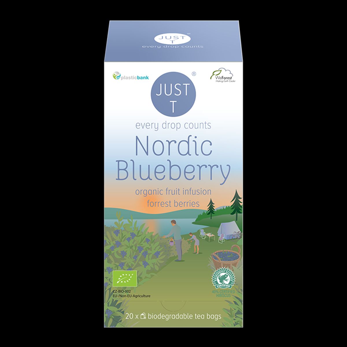 Just T Nordic Blueberry Brev te