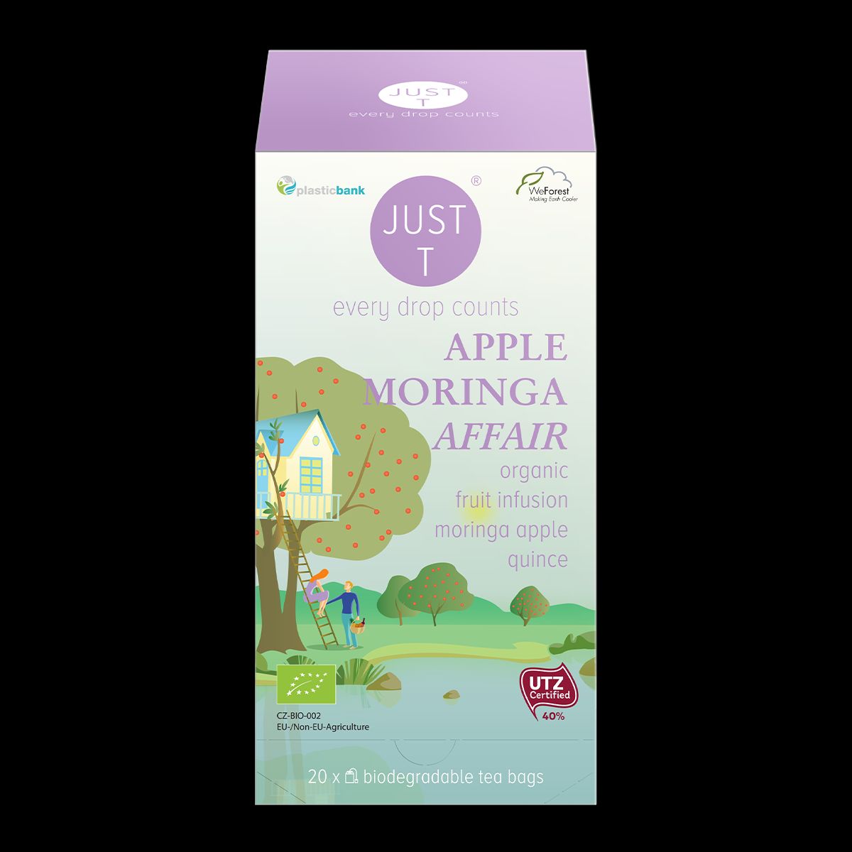 Just T Apple Moringa Affair Brev te