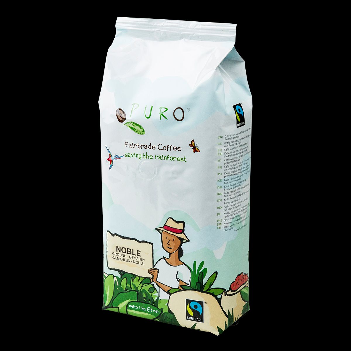 Puro Noble Filterkaffe - 1 kg.