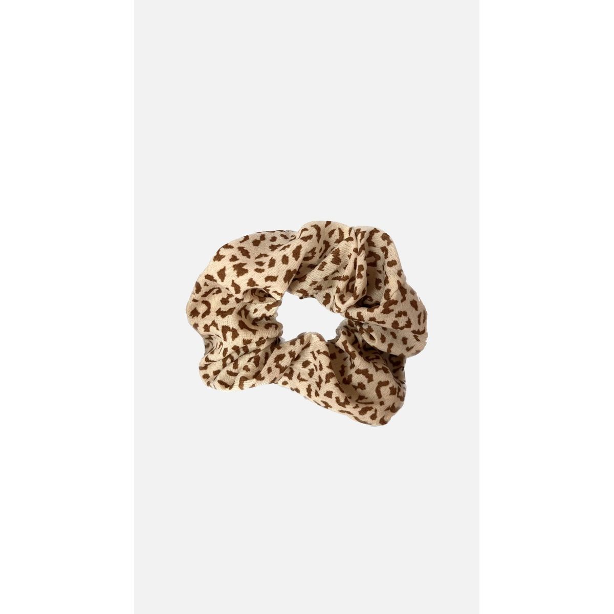 scrunchie hvid med print