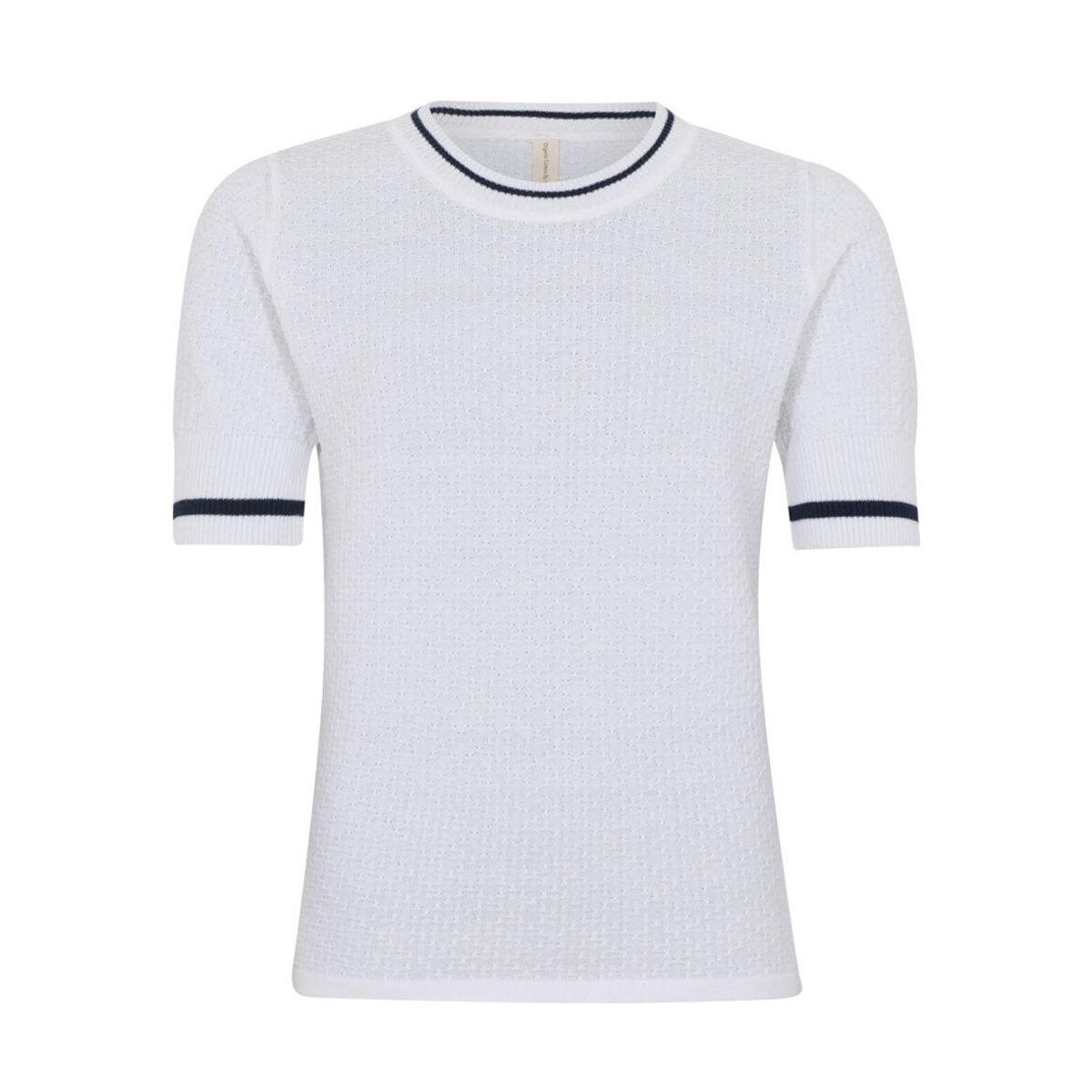 Skovhuus Strik T-Shirt 2562 - L / Hvid