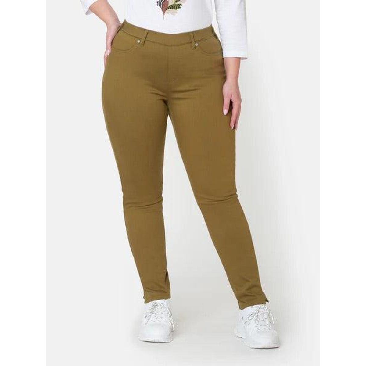 Ciso Sofia slim Fit pants. Army - 54/56