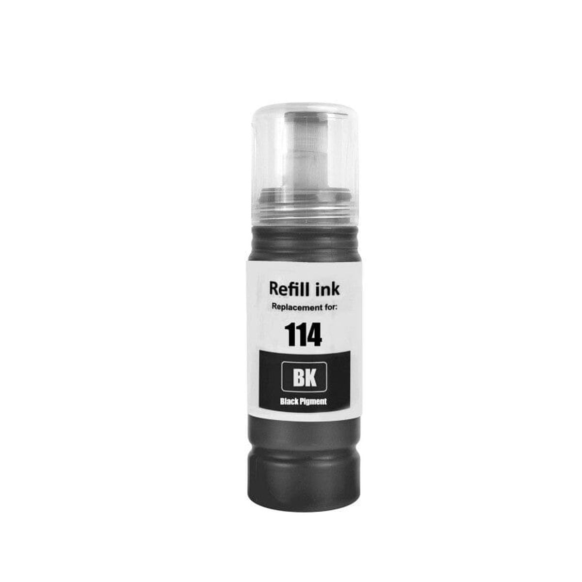 Epson 114 BK sort refill 70 ml C13T07A140 alternativ